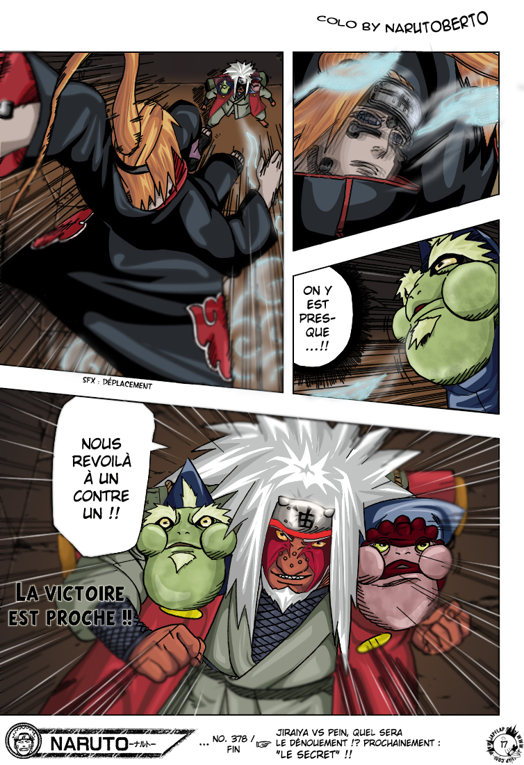 Naruto chapitre 378 colorisé - Page 17