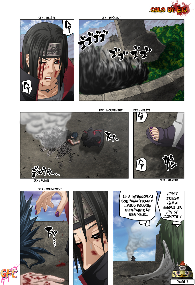 Naruto chapitre 390 colorisé - Page 6