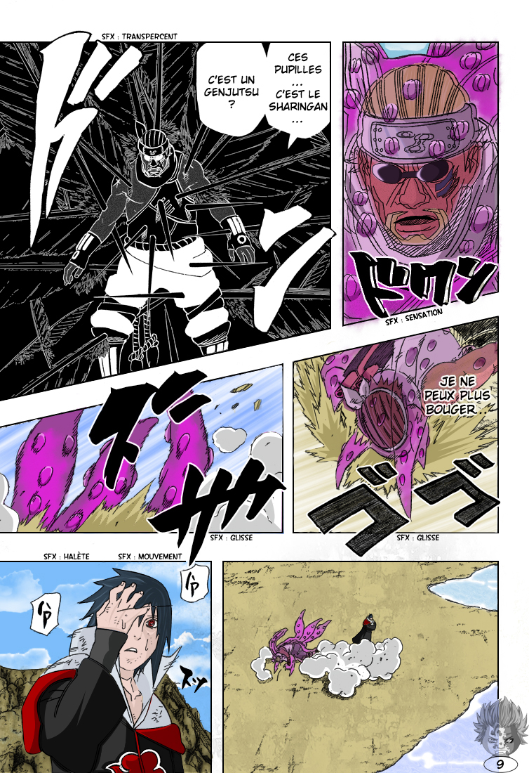 Naruto chapitre 413 colorisé - Page 9