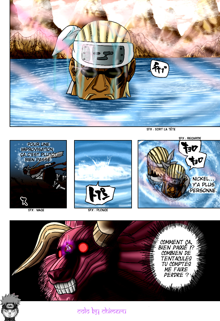 Naruto chapitre 419 colorisé - Page 14