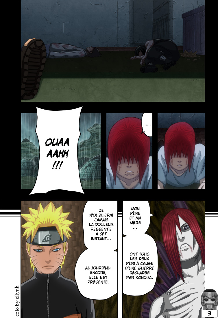 Naruto chapitre 445 colorisé - Page 3